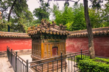 Beijing, Çin - 20 Temmuz 2014: Yasak Şehir'in bahçeleri