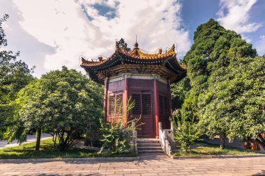 Xi'an, Çin - 21 Temmuz 2014: Orman taş stel Müzesi