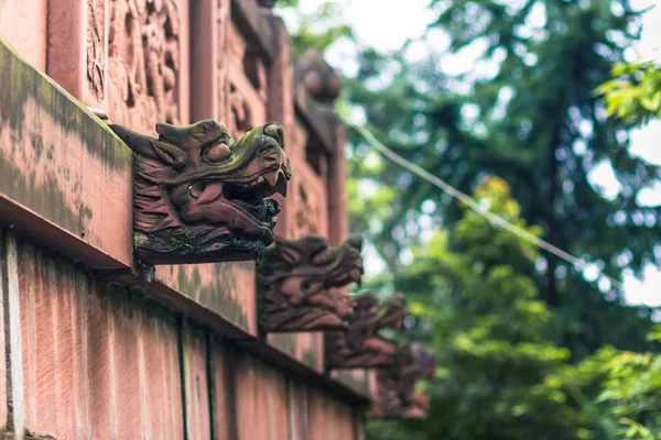 Chengdu, China - August 08, 2014: Green Ram temple in Chengdu, China — Stock Photo, Image