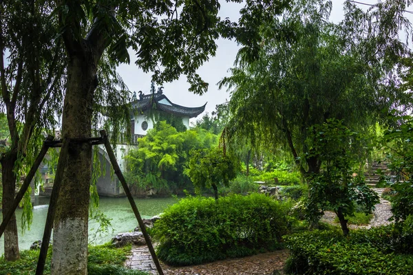Zhujiajiao China Julho 2014 Jardim Aldeia Zhujiajiao — Fotografia de Stock