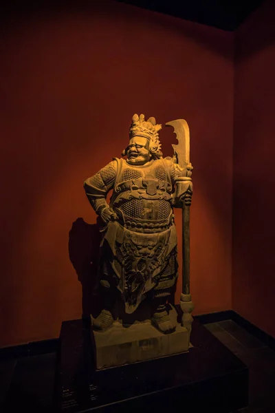 Cina Luglio 2014 Statua Museo Della Foresta Delle Stele Pietra — Foto Stock