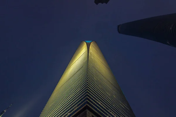 Shanghai, Cina - 25 luglio 2014: Shanghai World Financial Center — Foto Stock