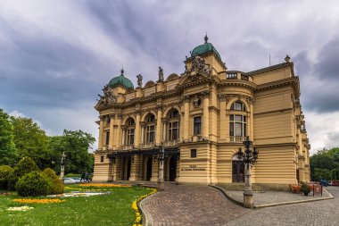 Krakow, Polonya - 12 Mayıs 2016: Krakow, Polonya'nın eski şehir