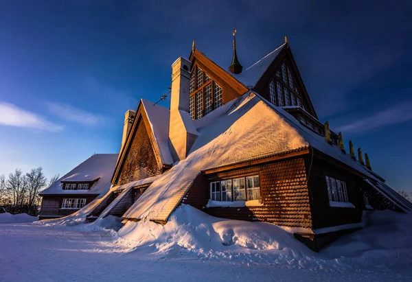 Laponsko Švédsko Ledna 2014 Kostel Kiruna Švédsko — Stock fotografie