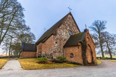 Hatuna, İsveç - 1 Nisan 2017: Hatuna Kilisesi, İsveç