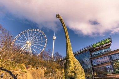 Göteborg, İsveç - 14 Nisan 2017: Giriş Universeum Müzesi