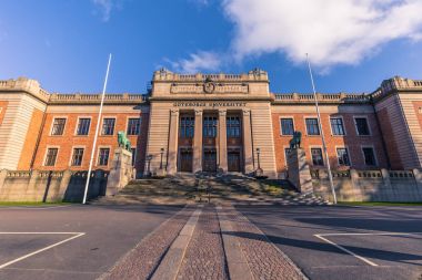 Göteborg, İsveç - 14 Nisan 2017: Göteborg Üniversitesi