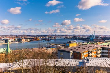İsveç - 14 Nisan 2017: Göteborg Panoraması