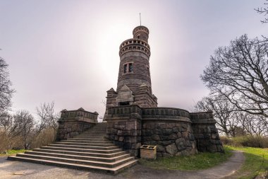 Göteborg, İsveç - 15 Nisan 2017: Gözlemevi Slottskogen park