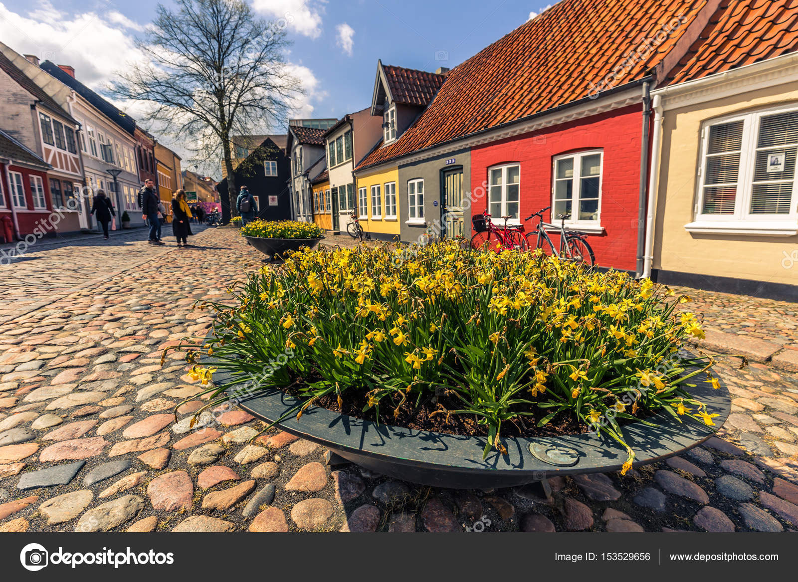 Odense Denmark April 29 17 Old Town Of Odense Stock Editorial Photo C Rpbmedia