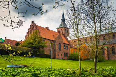 Odense, Danimarka - 29 Nisan 2017: Saint Canute katedral