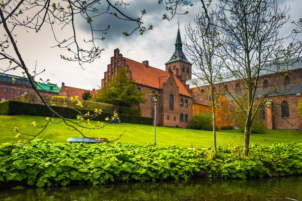 Odense, Dania - 29 kwietnia 2017 r.: Katedra Saint Kanut — Zdjęcie stockowe