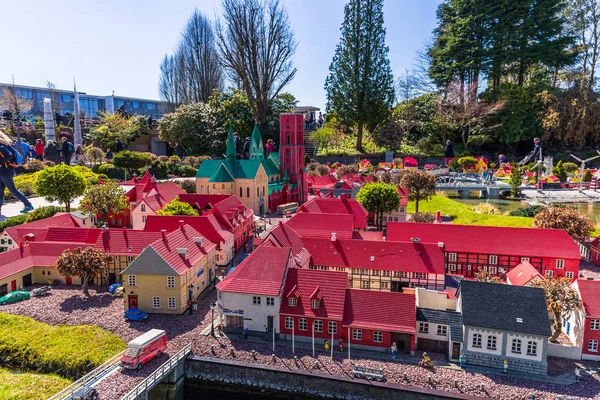 Bilund, Dania - 30 kwietnia 2017: Miniatury w Legoland, Bilund — Zdjęcie stockowe