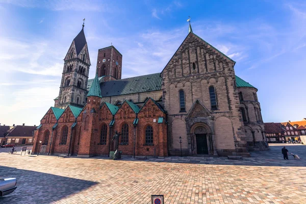Ribe, Dania - 30 kwietnia 2017 r.: Katedra Ribe — Zdjęcie stockowe