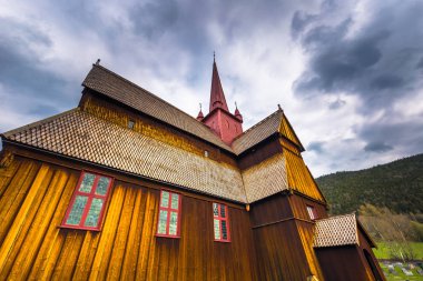 Ringebu, Norway - May 13, 2017:  Ringebu Stave Church, Norway