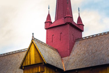Ringebu, Norway - May 13, 2017:  Ringebu Stave Church, Norway