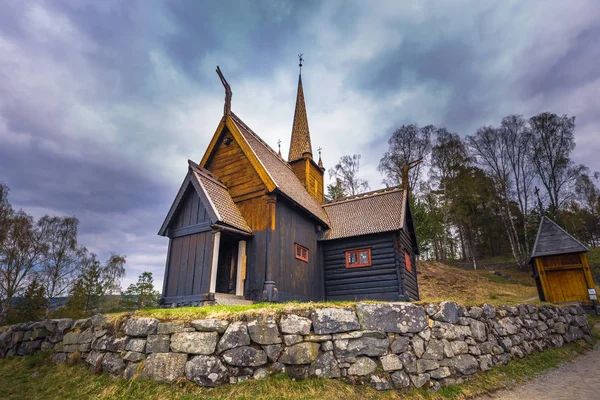 Lillehammer, Norvégia - 2017. május 13.: Garmo dongatemplom, Lillehammer. — Stock Fotó