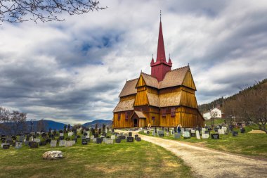 Ringebu, Norway - May 13, 2017:  Ringebu Stave Church, Norway