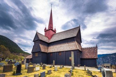 Ringebu, Norway - May 13, 2017:  Ringebu Stave Church, Norway
