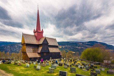 Ringebu, Norway - May 13, 2017:  Ringebu Stave Church, Norway