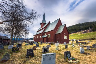 Hegge, Norway - May 13, 2017: Hegge Stave Church, Norway