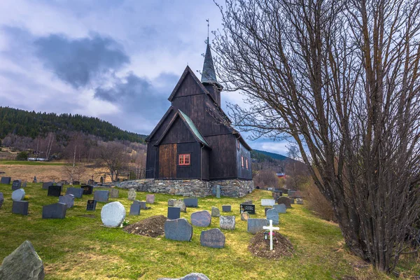 Hore, Noruega - 14 de maio de 2017: Hore Stave Church, Noruega — Fotografia de Stock