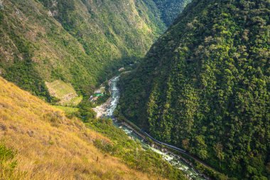 Inca Trail, Peru - 03 Ağustos 2017: Tabiat Manzarası Inca t
