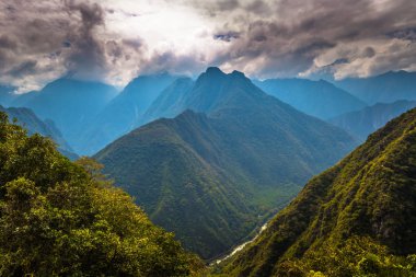Inca Trail, Peru - 03 Ağustos 2017: Tabiat Manzarası Inca t