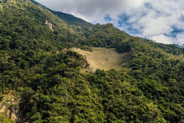 Inca Trail, Perù - 03 agosto 2017: Veduta panoramica degli Antichi — Foto Stock