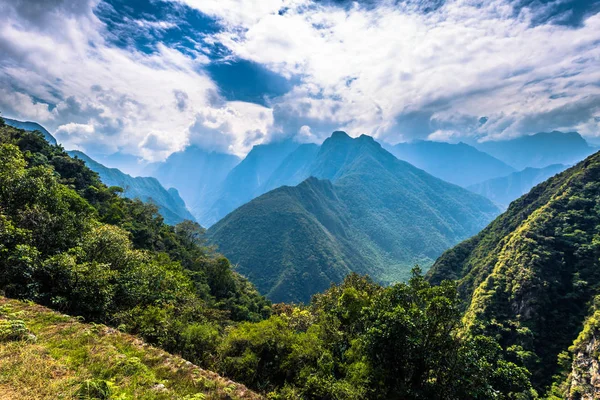 Inca Trail Peru August 2017 Wilde Landschaft Des Inca Trail — Stockfoto