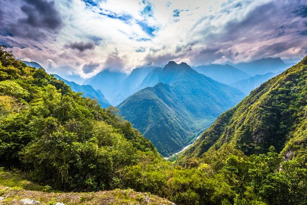 Inca Trail Peru August 2017 Wilde Landschaft Des Inca Trail — Stockfoto