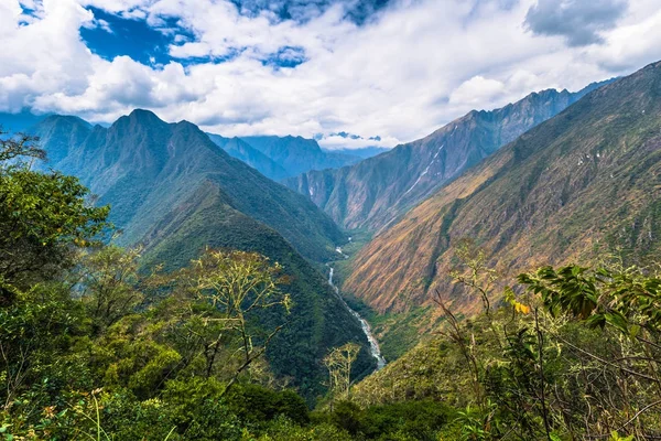 Inca Trail Peru August 2017 Wilde Landschaft Des Inca Trail — Stockfoto