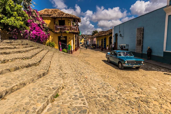 Trinidad, Κούβα - 31 Μαρτίου 2016: Κλασικό αυτοκίνητο Trinidad, Κούβα — Φωτογραφία Αρχείου