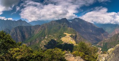 Machu Picchu, Peru - 04 Ağustos 2017: Machu PICC, Antik şehir