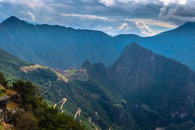 Machu Picchu, Peru - 03 Ağustos 2017: Machu Picchu Panoraması, 