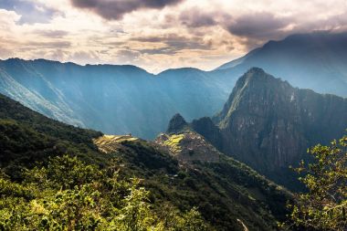 Machu Picchu, Peru - 03 Ağustos 2017: Machu Picchu Panoraması, 