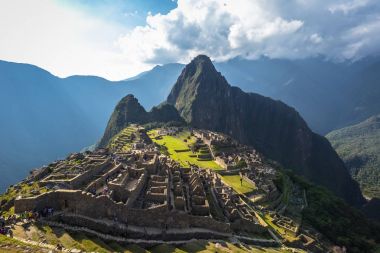 Machu Picchu, Peru - 03 Ağustos 2017: Machu Picchu Panoraması, 