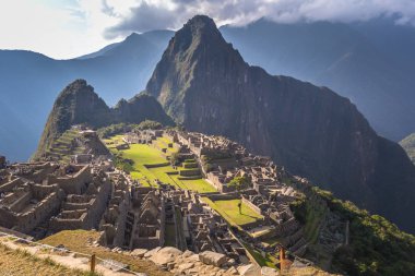 Machu Picchu, Peru - 03 Ağustos 2017: Machu Picchu Panoraması, 