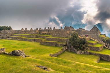Machu Picchu, Peru - 04 Ağustos 2017: Machu PICC, Antik şehir