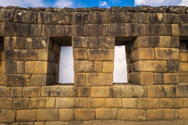 Machu Picchu, Peru - 04 Ağustos 2017: Machu PICC, Antik şehir