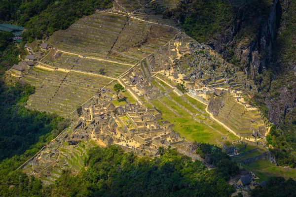 Мачу-Пикчу, Перу - 04 августа 2017 года: Древний город Мачу-Пикц — стоковое фото