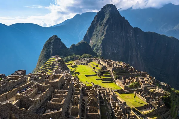 Μάτσου Πίτσου, Περού - 03 Αυγούστου 2017: Πανόραμα του Μάτσου Πίτσου, — Φωτογραφία Αρχείου