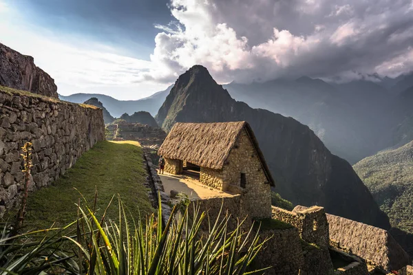 Machu Picchu, Peru - 03 Ağustos 2017: Machu Pic antik kalıntıları — Stok fotoğraf