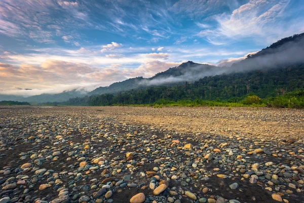 Parque Nacional Manu Peru Agosto 2017 Shores Madre Dios River — Fotografia de Stock