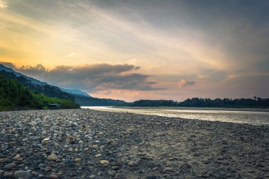 Manu Milli Parkı, Peru - 09 Ağustos 2017: Peyzaj Manu Milli Parkı, Peru Amazon yağmur ormanı