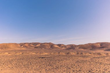 Nazca, Peru - 13 Ağustos 2017: Nazca, Peru çöl