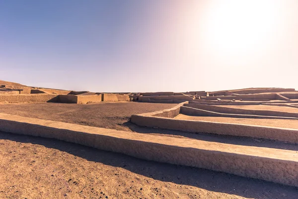 Nazca Perú Agosto 2017 Antiguas Ruinas Cahuachi Nazca Perú — Foto de Stock