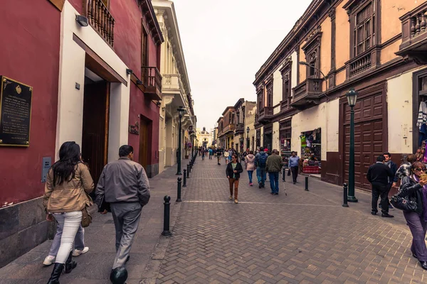 Lima Peru August 2017 Historisches Zentrum Von Lima Peru — Stockfoto