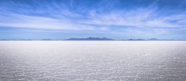 Manzara Uyuni tuz daireler, Bolivya