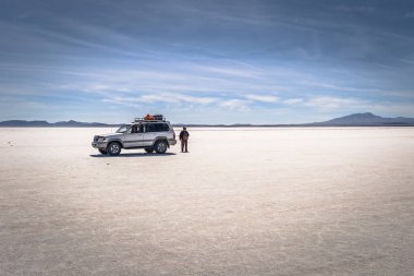 Uyuni tuz - 20 Temmuz 2017 daireler: Tur arabalara Uyuni tuz Fl